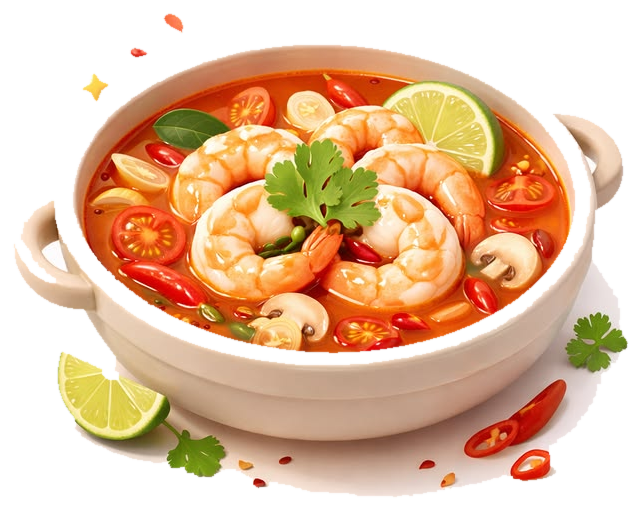 Tom Yum Goong — Thai hot-and-sour shrimp soup